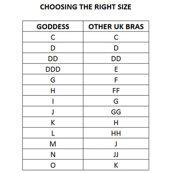 Goddess Plus Size Keira Banded Underwire Bra Black 46I - Picture 4 of 12